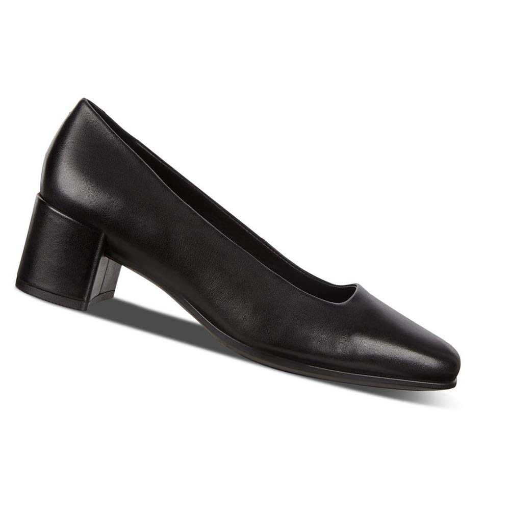 Women\'s Ecco Shape 35 Squareds Pumps Black | SG 160OKI